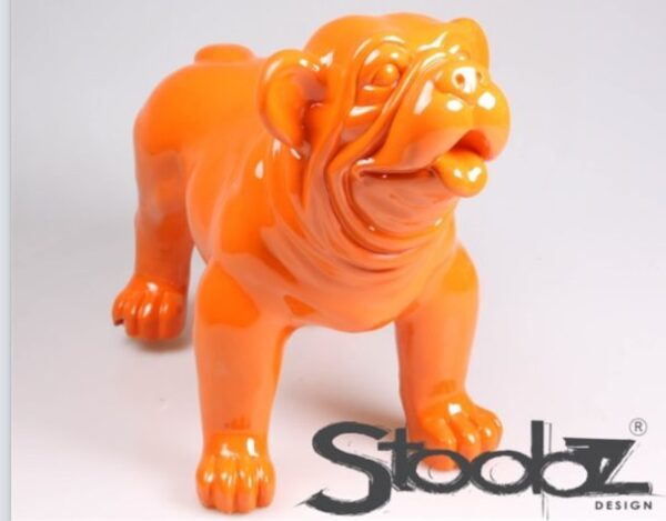 XL beeld van een oranje engelse bulldog pup