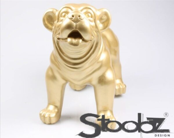 Gouden beeld van een engelse bulldog pup kopen