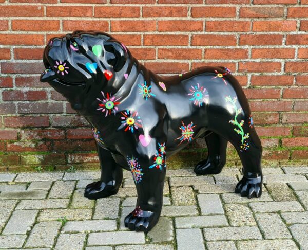 Kunststof beeld bulldog hond en hondenbeelden online kopen bij vrolijke beelden