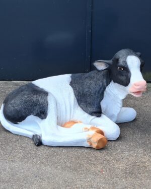 Polyester beeld kunst koe voor in de tuin kopen