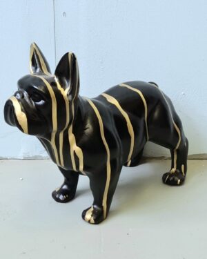 Hondenbeeldjes verzamelen, zwarte Franse Bulldog
