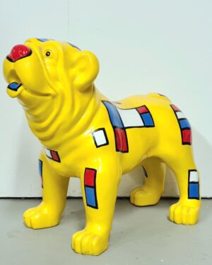 Beeldjes van bulldogs en andere honden