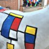 Tuinbeelden Mondriaan stijl