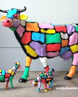 Beschilderde polyester koeien