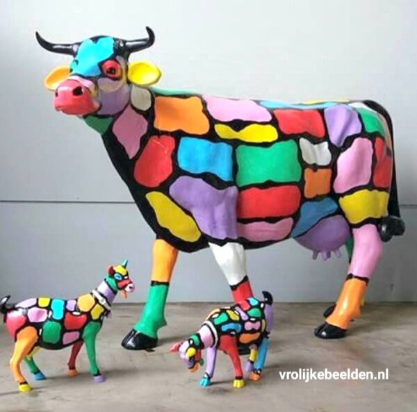 Beschilderde polyester koeien