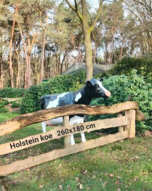 polyester holstein koe beeld xl voor tuin en bedrijf