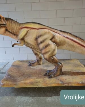Uniek dinosaurus beeld voor tuin, terras of woonkamer